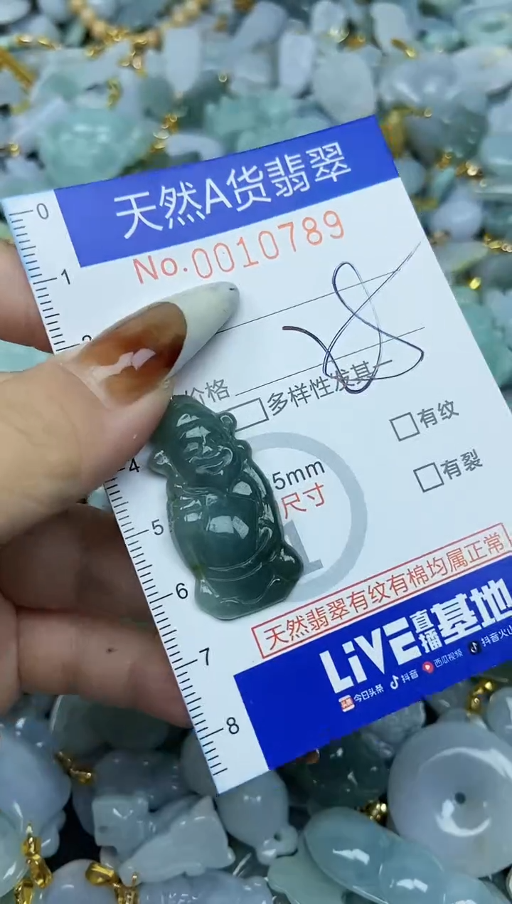 【闪购商品】翡翠颈饰未镶嵌天然A货翡翠