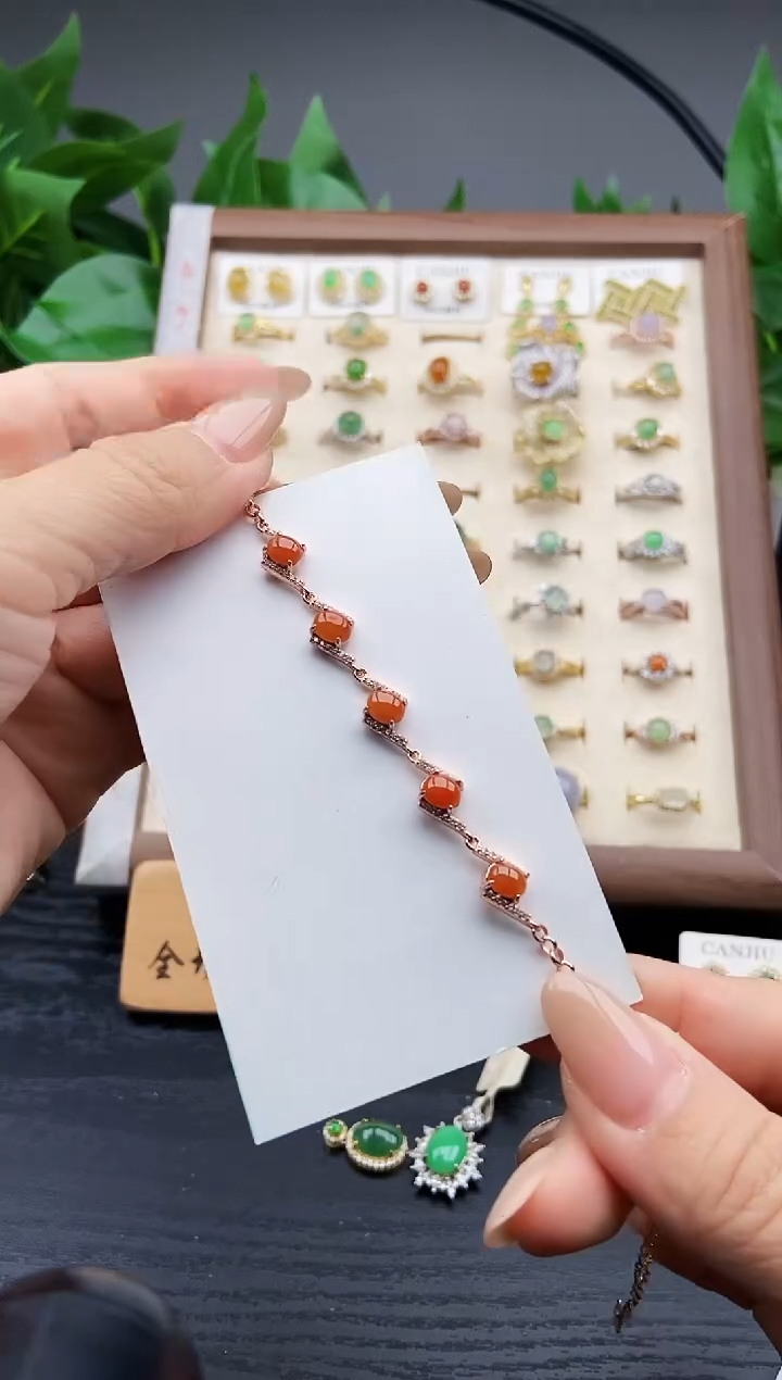 银S925镶嵌戒指翡翠12