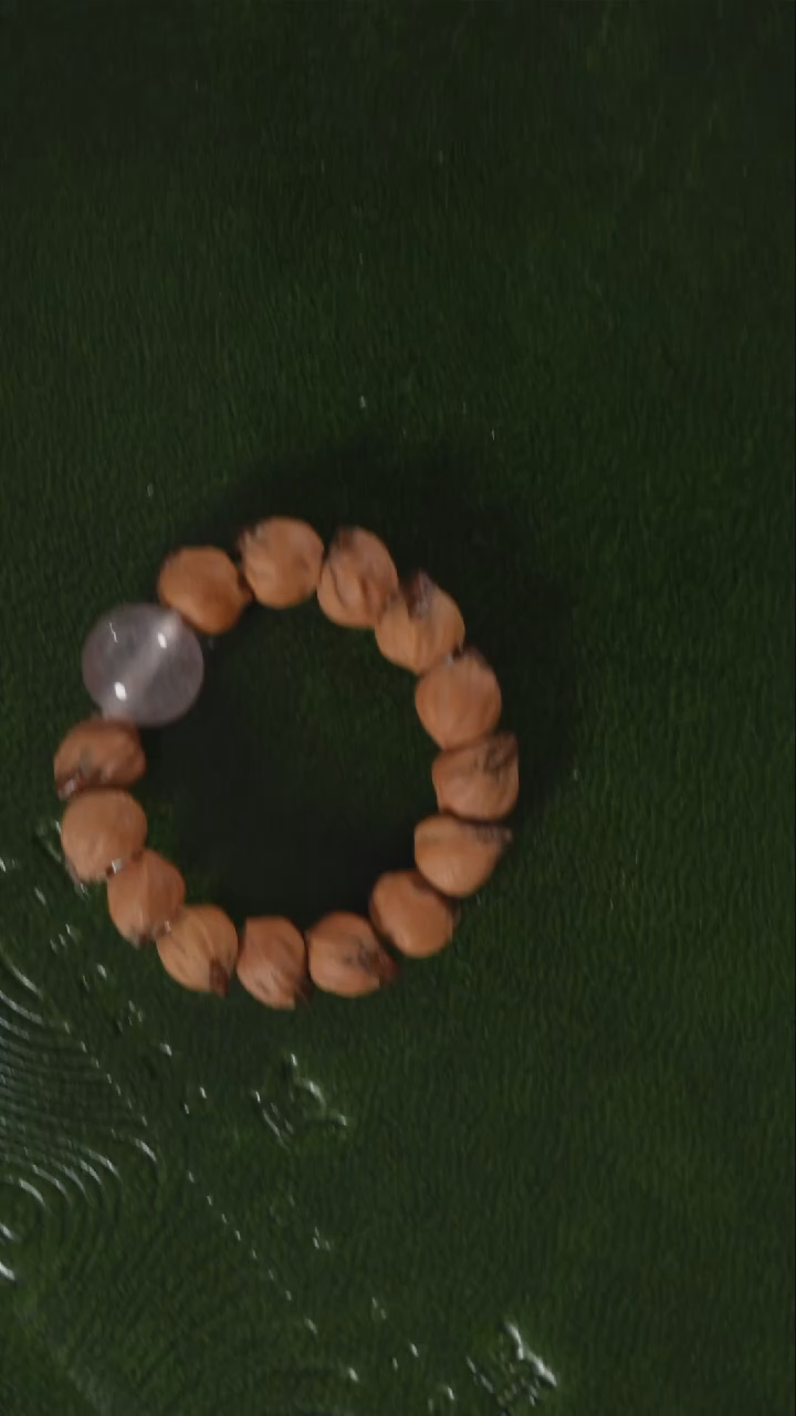 柏香籽/百香籽吊坠葡萄搭配百香戒指