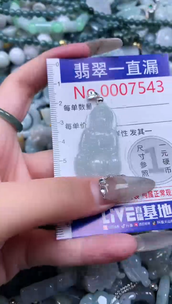 【闪购商品】翡翠吊坠(不含链)未镶嵌7543