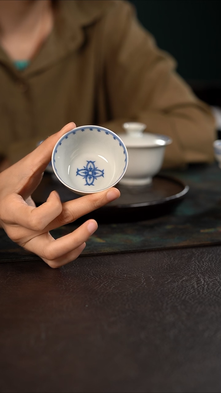 杯聚澜堂素宝相小鸡缸杯