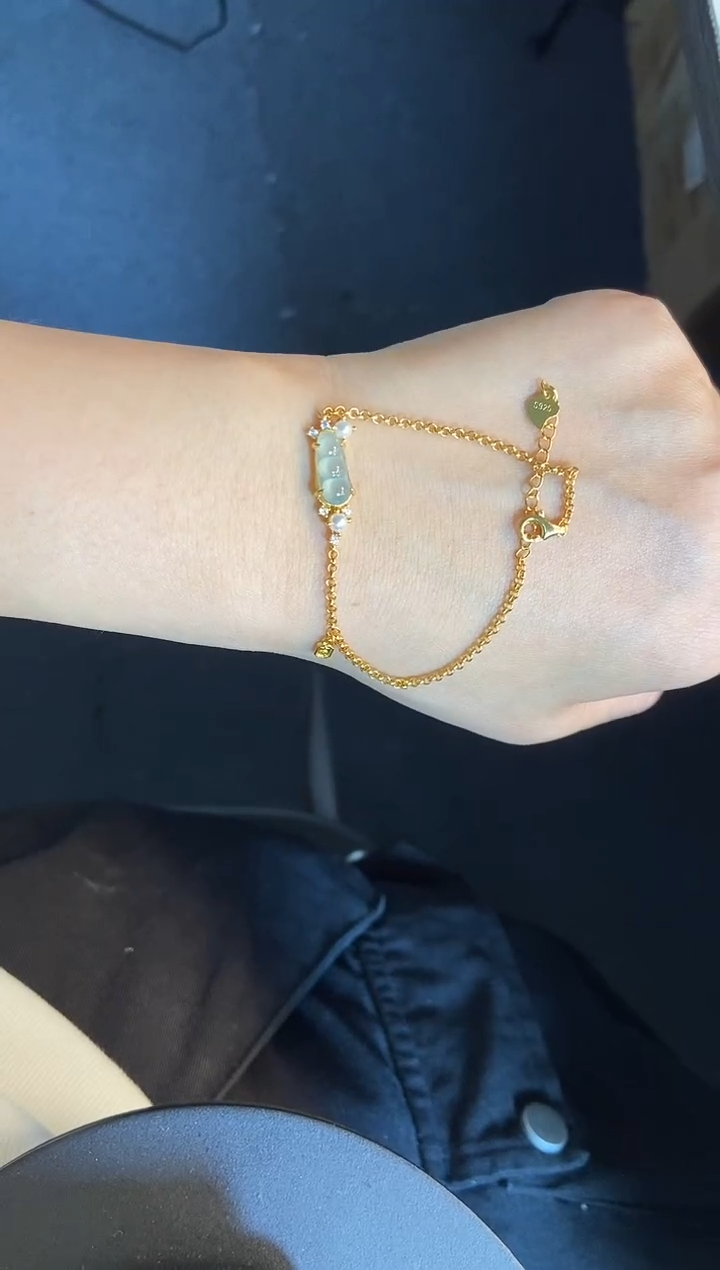 吊坠(不含链)银S925镶嵌翡翠1