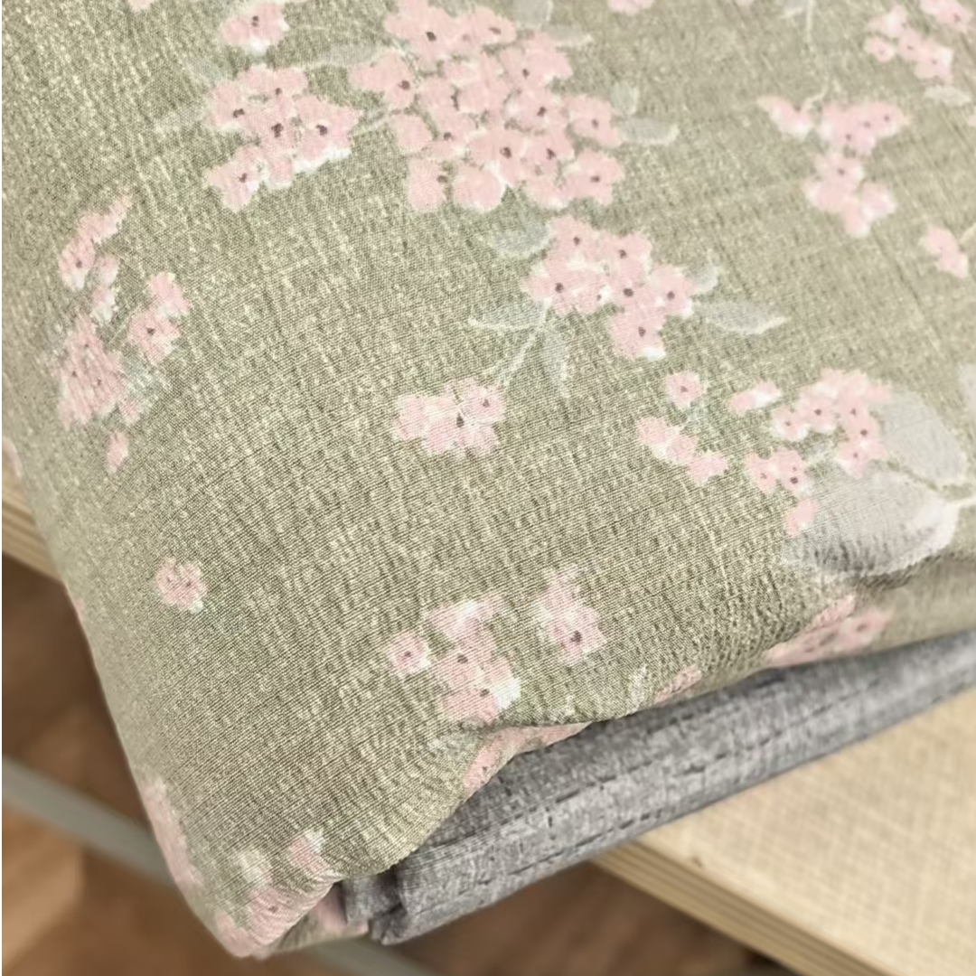 水洗亚麻法式蕾丝花边四件套790