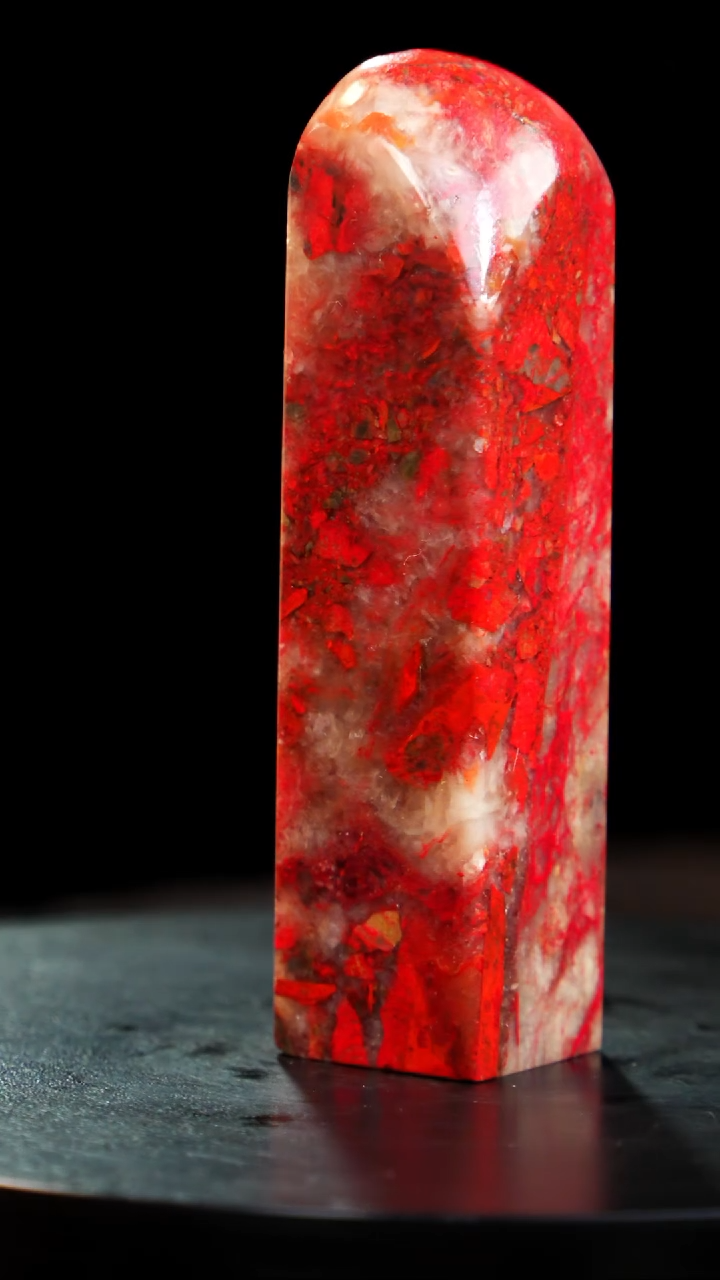 鸡血石大红袍鸡血石旬阳