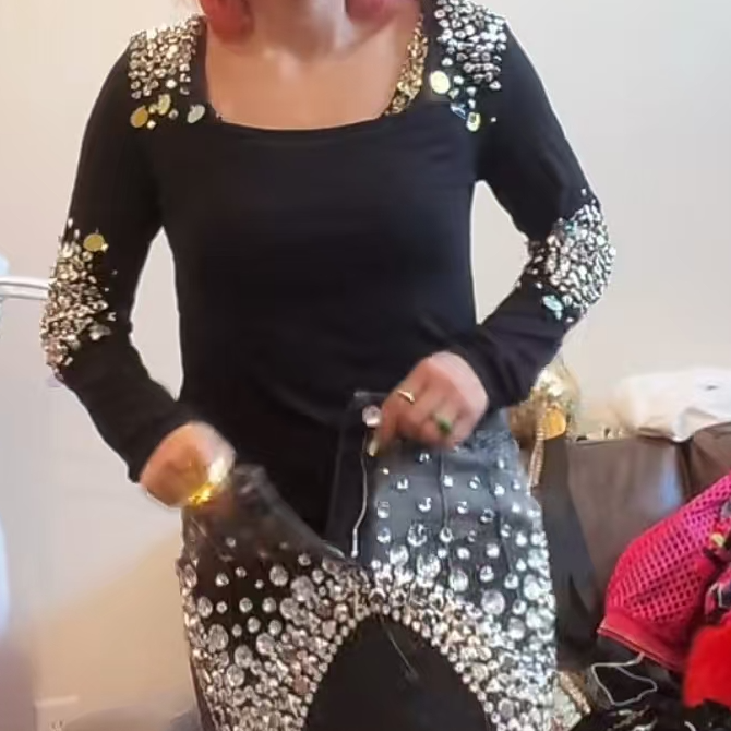 A215 春秋长袖春款牛仔时尚休闲女士黑色春季印花设计师秋季衬衣