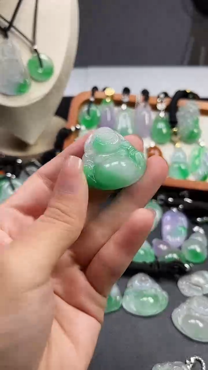 颈饰未镶嵌翡翠  所见即所得 一图一物
