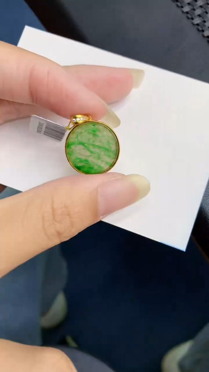 【闪购商品】翡翠颈饰银S925镶嵌           8