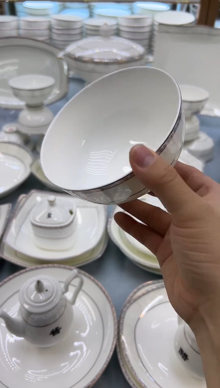 骨瓷玲珑5奥6个 