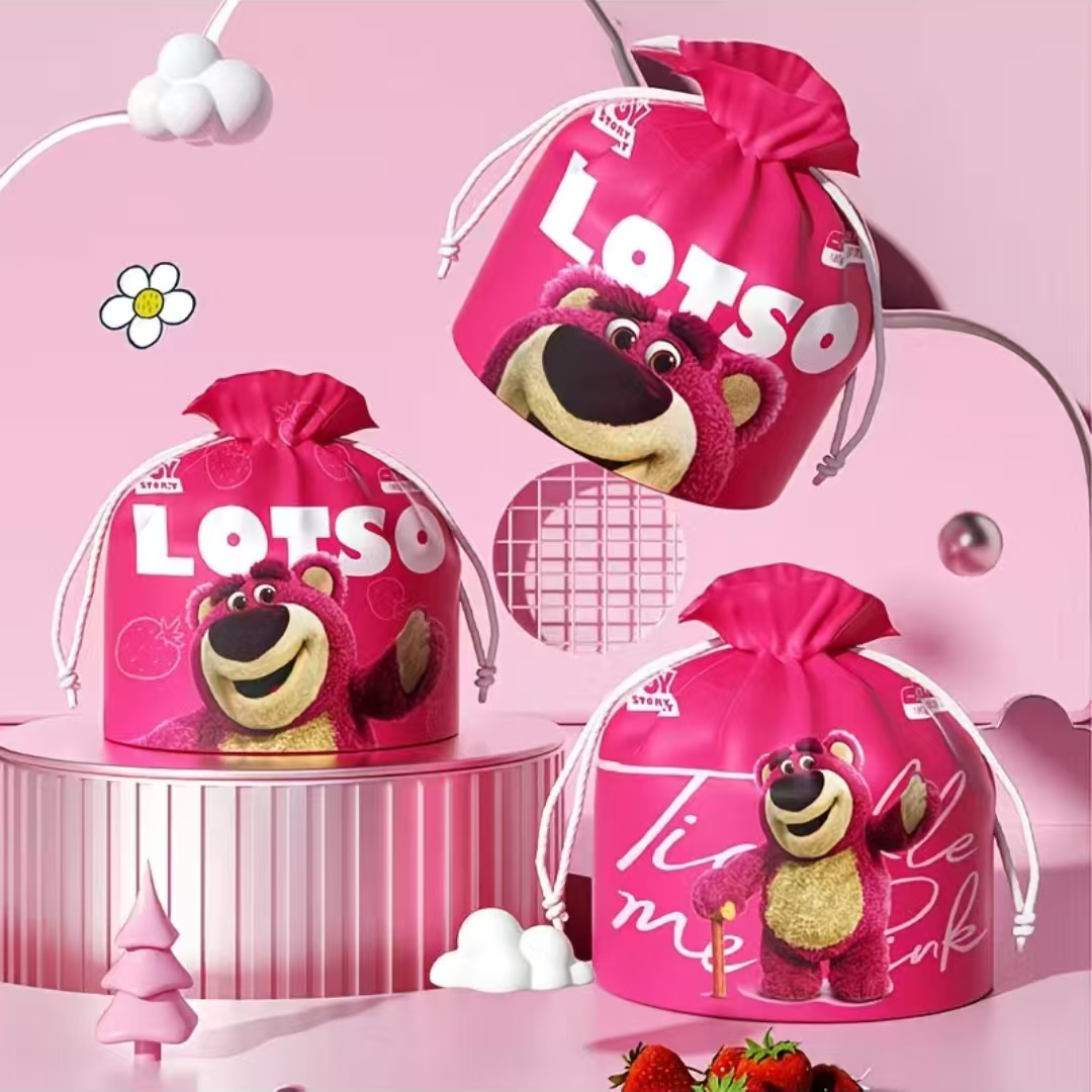 【草莓熊棉柔洗脸巾】 同城小时达配送