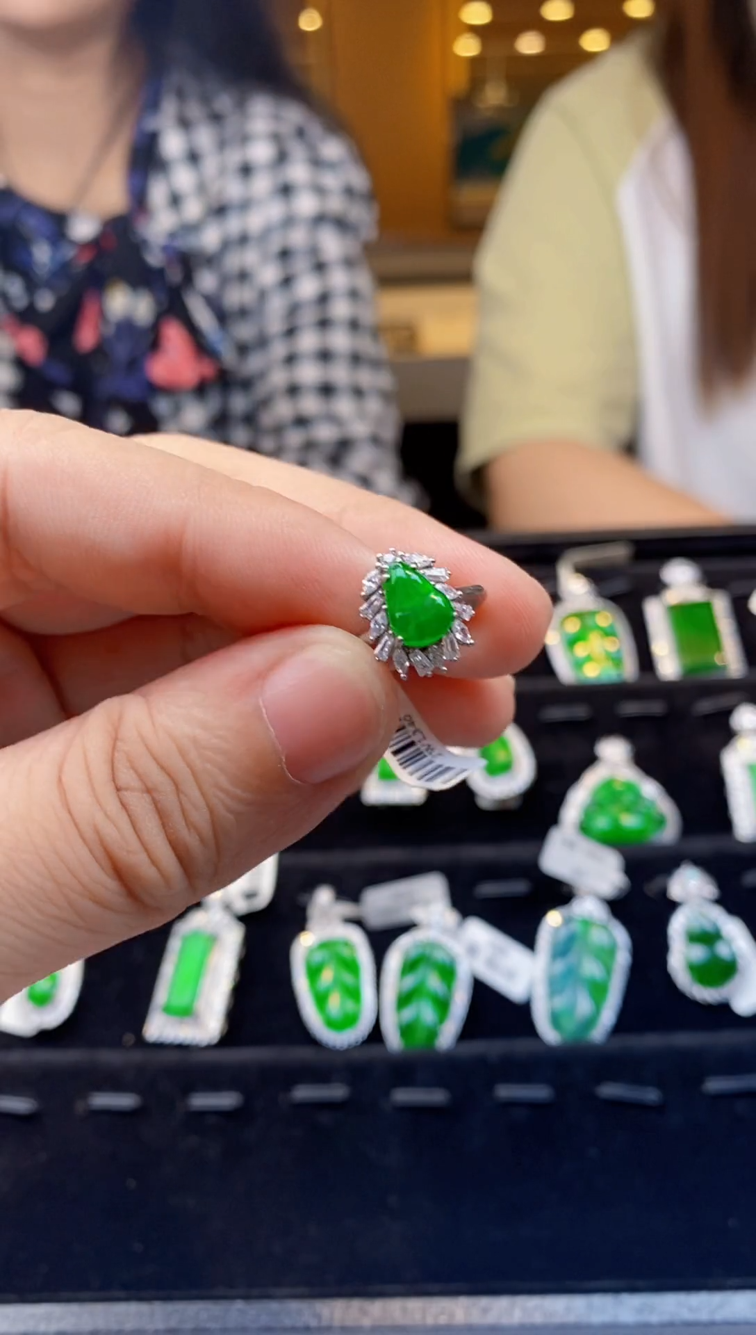 翡翠戒指未镶嵌14天然翡翠拍一发一多样性发货