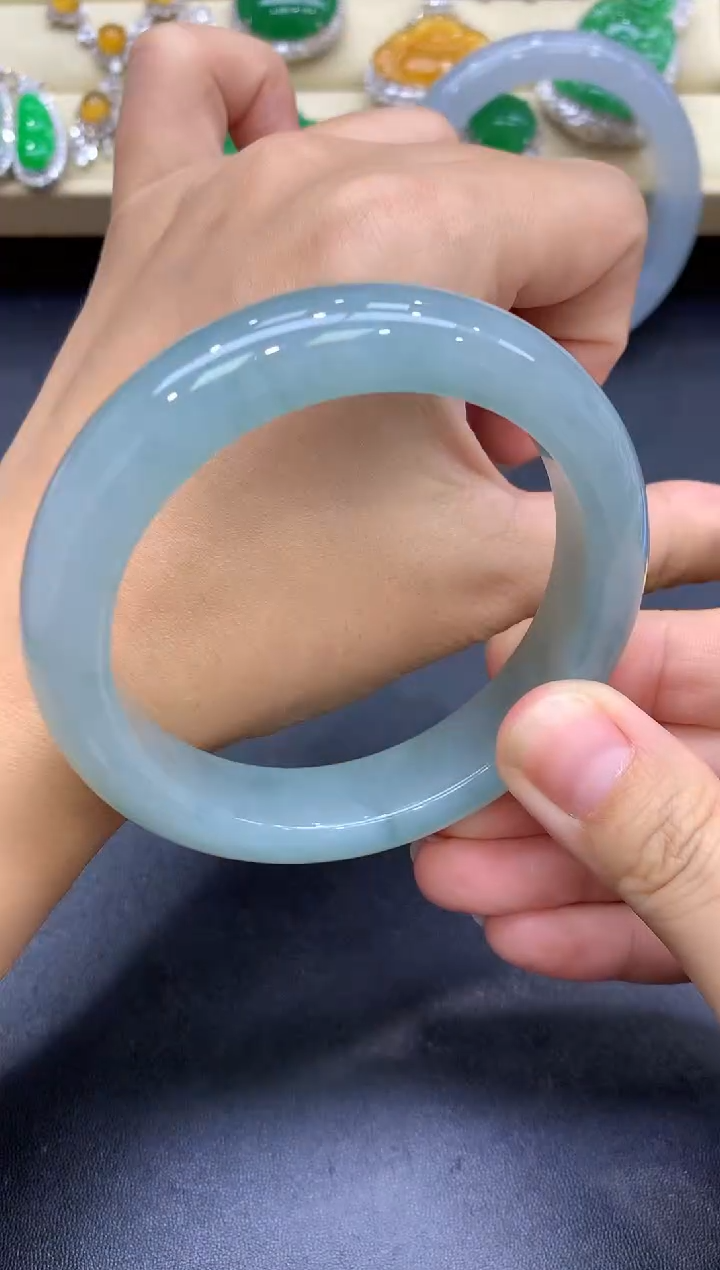 未镶嵌手镯翡翠421-中国好珍宝