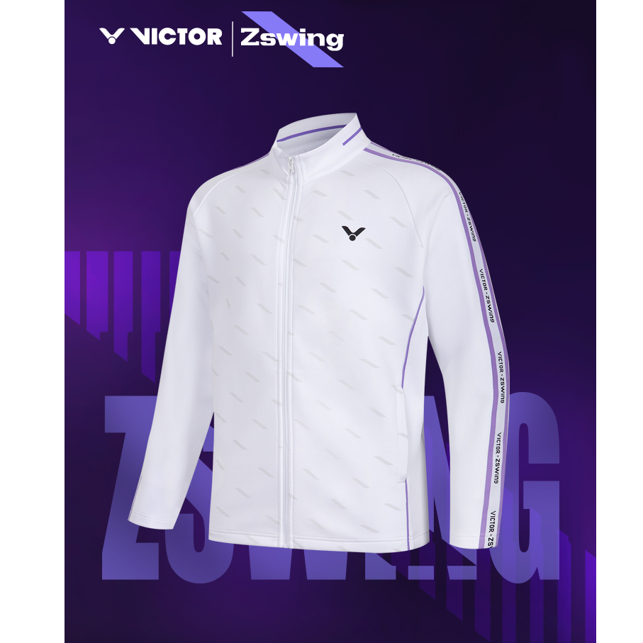 victor胜利威克多郑思维专属羽毛球服春秋针织运动外套衫J505ZSW