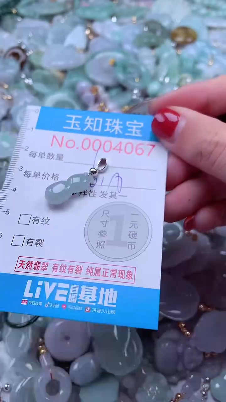 吊坠(不含链)未镶嵌翡翠4067