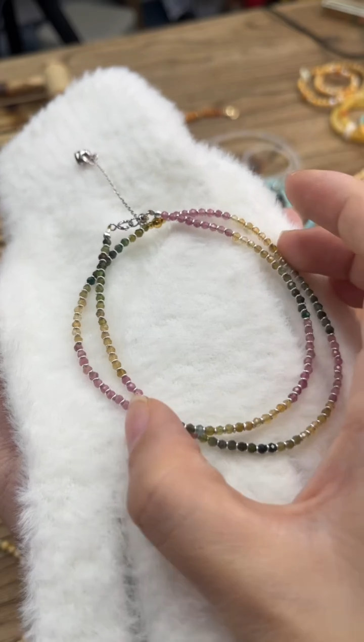 【闪购商品】碧玺设计款手串未镶嵌设计款手串