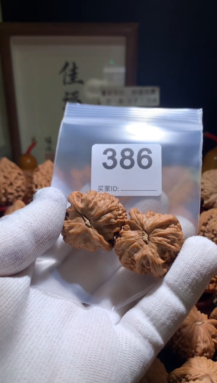 把件文玩核桃白狮子35尺别打底，影响二次销售不退不换