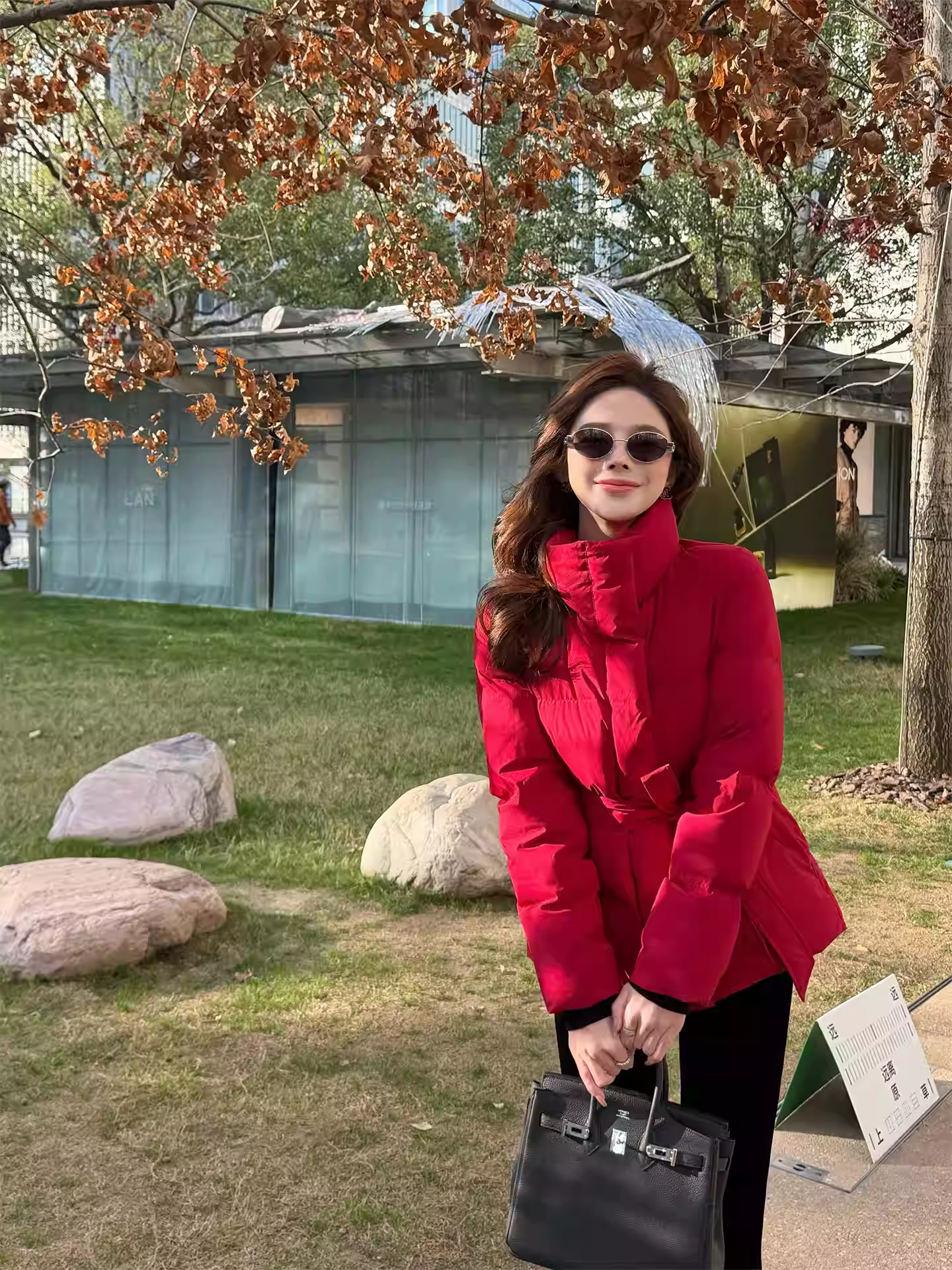 SJJ-SHANG【马年限定】 匈牙利90纯白鹅绒立领收腰鹅绒服q136534p