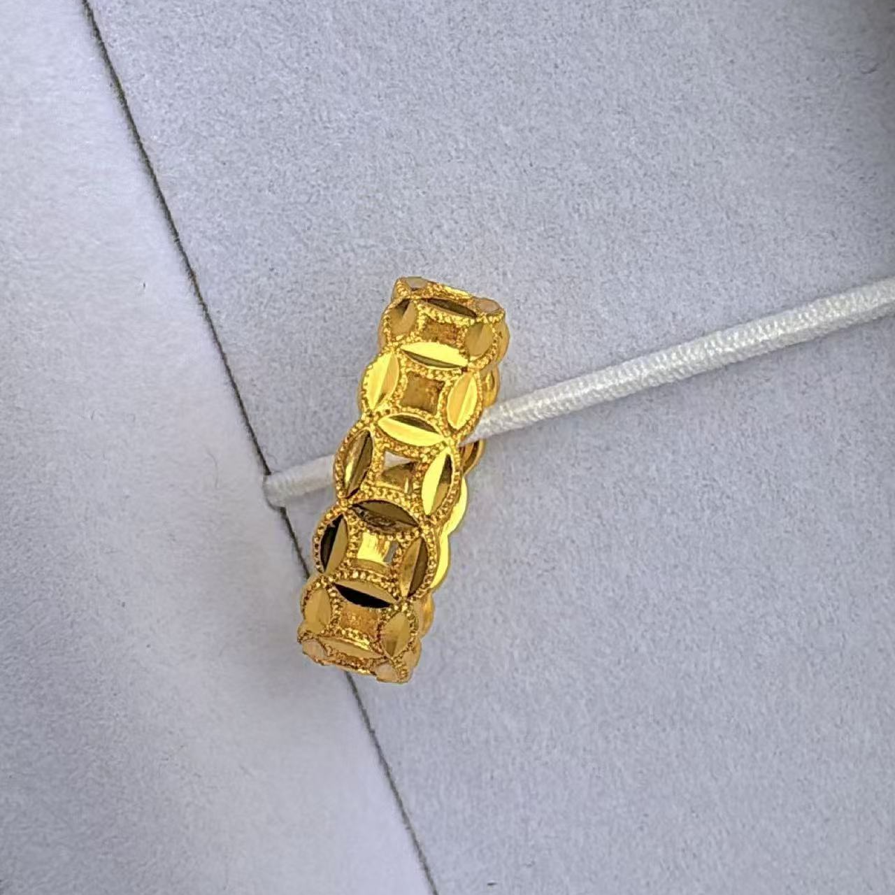 铜合金戒指 钱多多戒指时尚气质百搭夏季新款