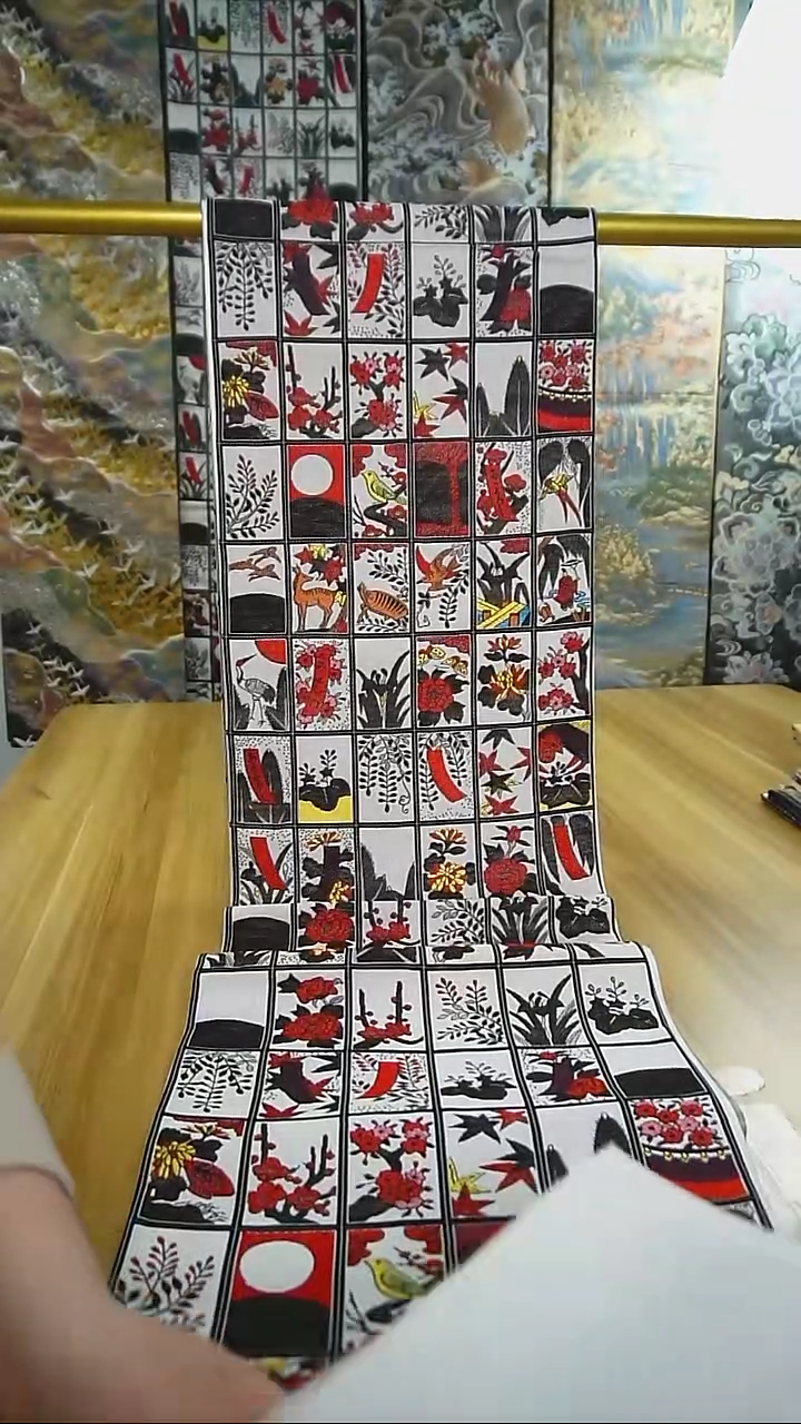 【闪购商品】织绣织锦154六通卡牌细密织
