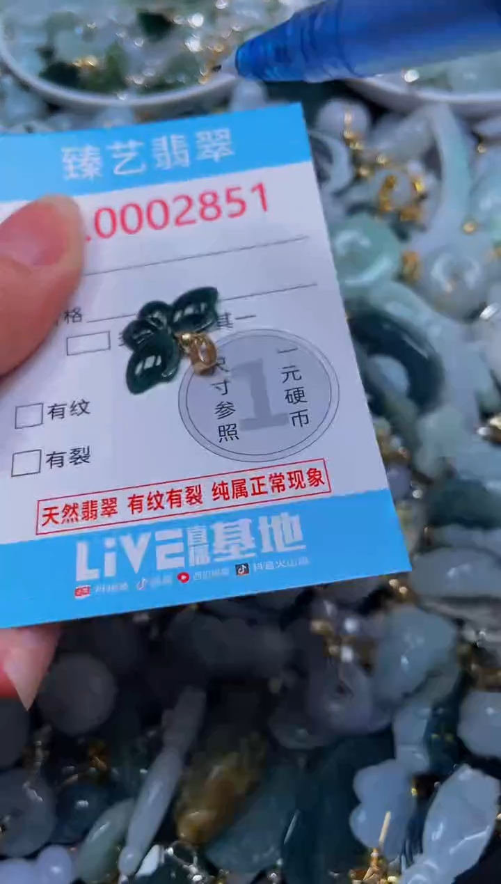 吊坠(不含链)未镶嵌翡翠2851