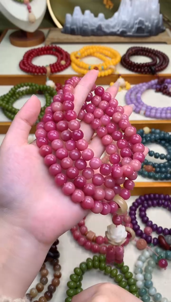 【闪购商品】白玉菩提手串暮色蔷薇