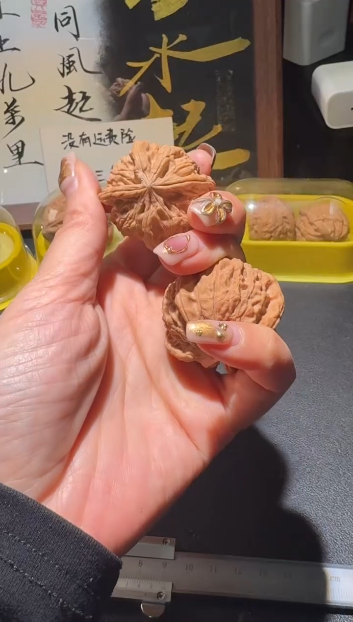 吊坠文玩核桃《****宝四棱