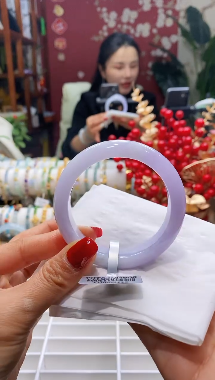 【闪购商品】翡翠手镯未镶嵌160圈口54-56/12.0*8.7