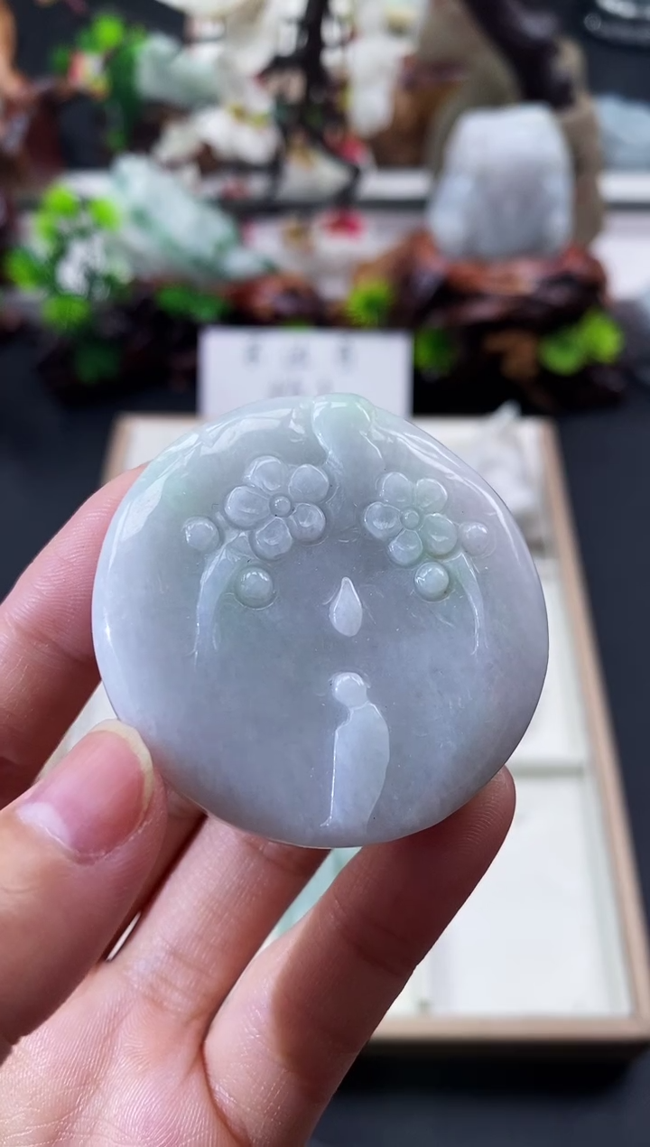 颈饰未镶嵌翡翠天然缅甸A货翡翠