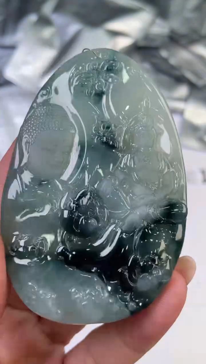 翡翠挂件未镶嵌290834   