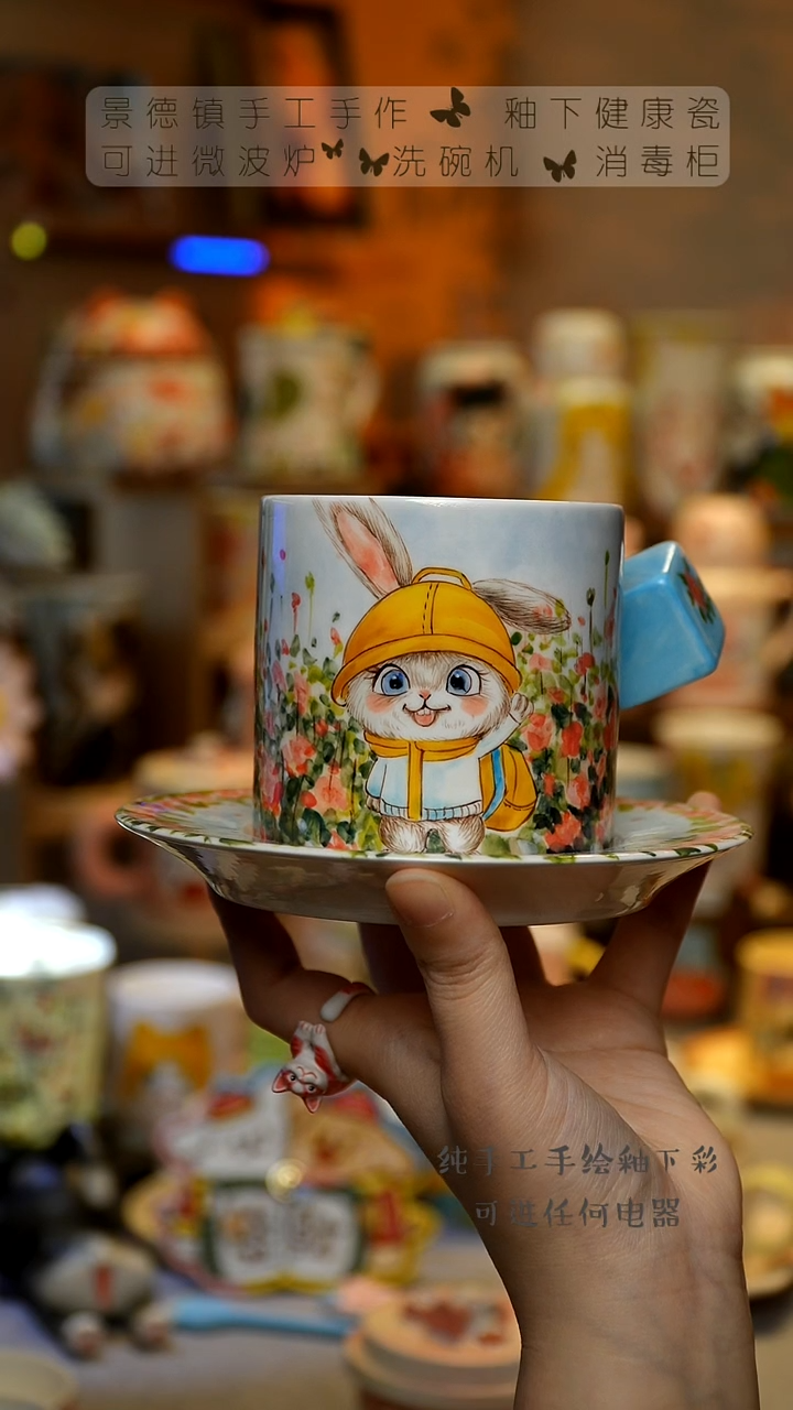 【闪购商品】杯景德镇高温釉下彩&S013