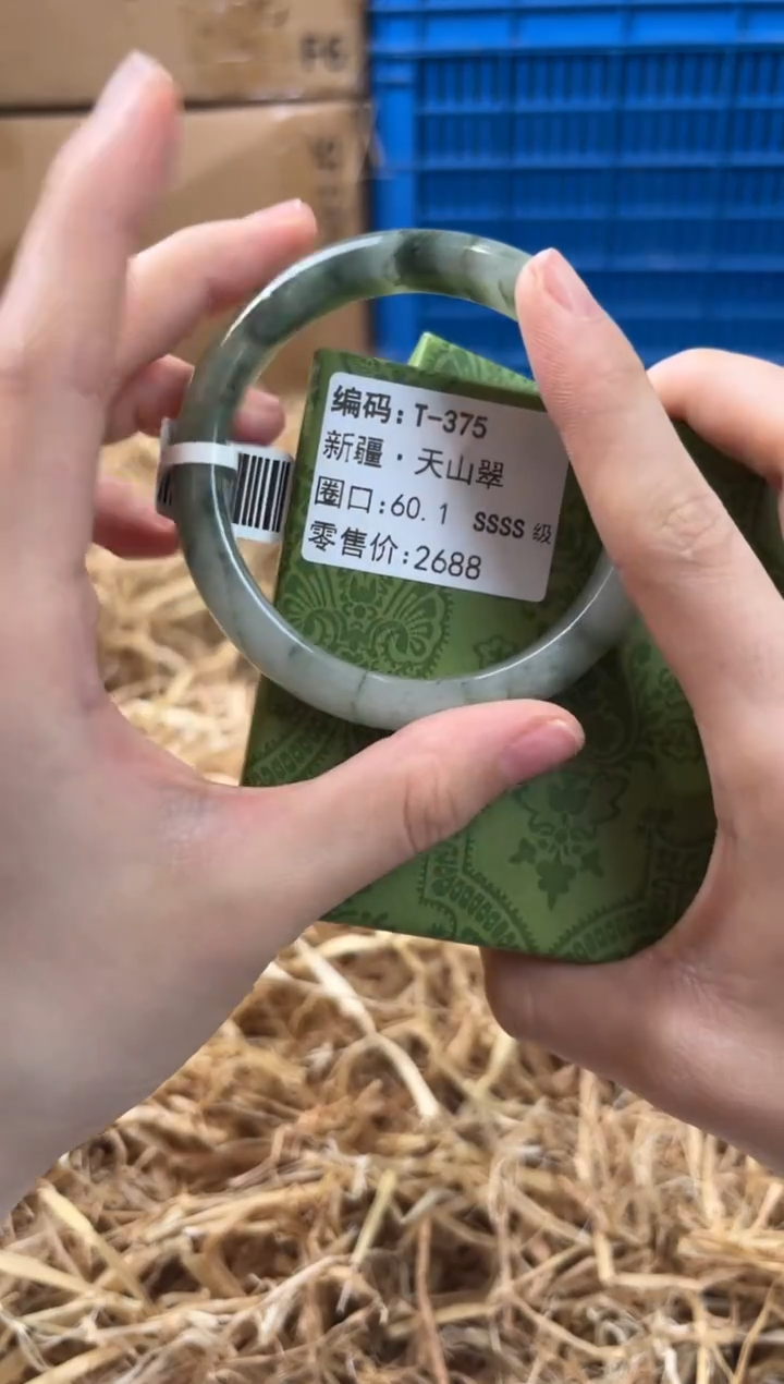 未镶嵌手镯石英质玉T-375