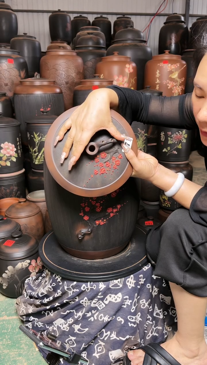 壶瑕疵水缸 471 红梅 20升