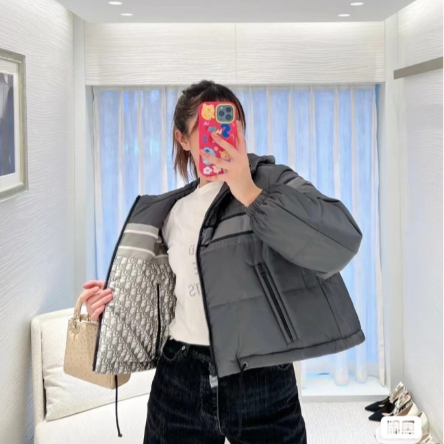 99新 DIOR/迪奥 老花双面穿棉服外套 S 12期免息 14997960