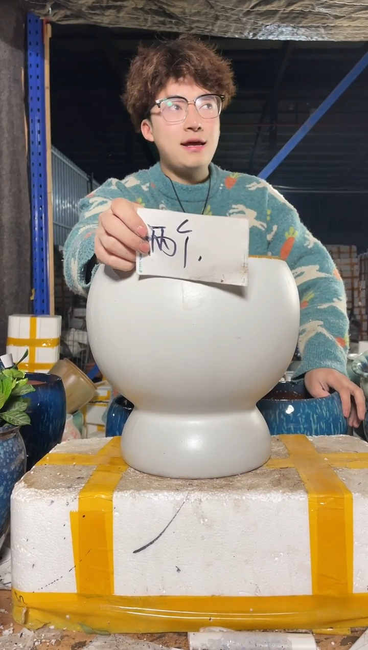 紫砂花盆宜兴紫砂粗陶花盆25-28