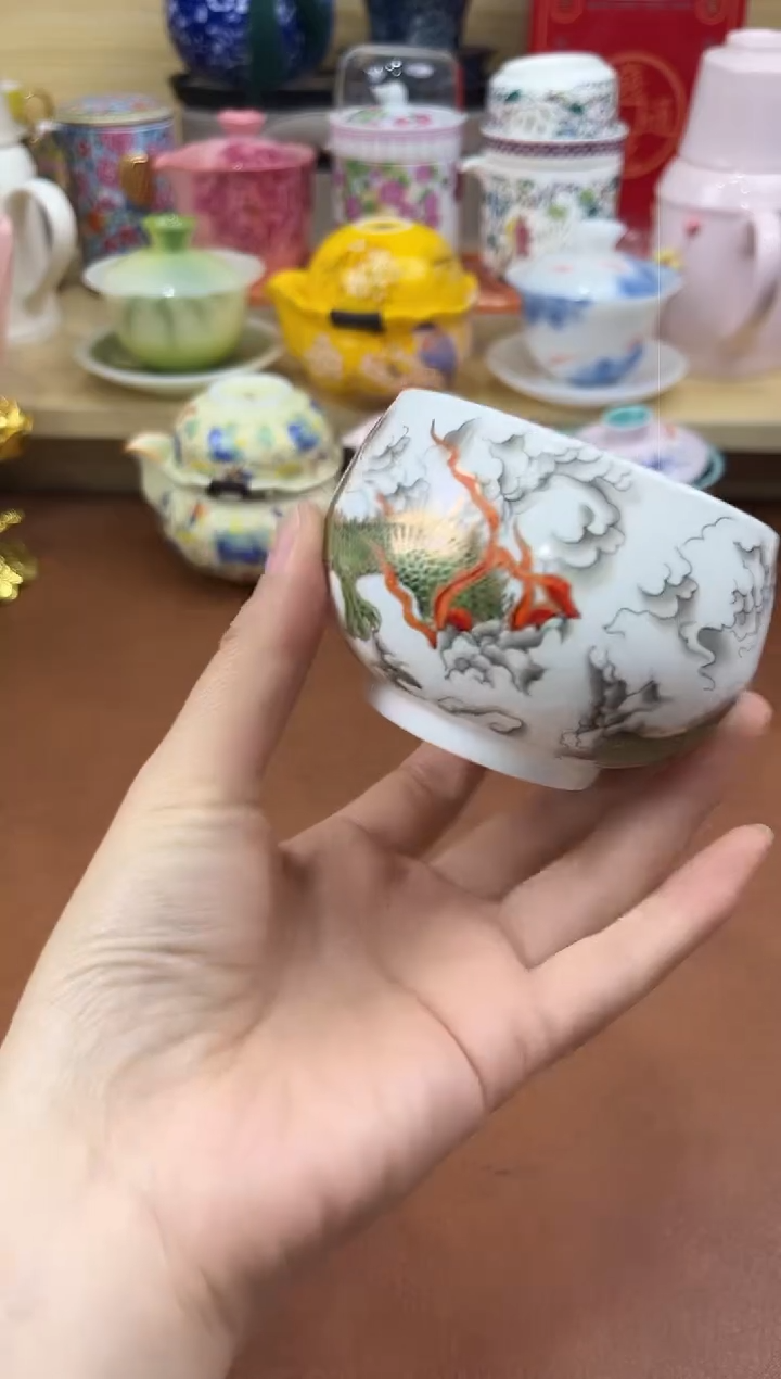 陶陶瓷茶具摆件旅行套组