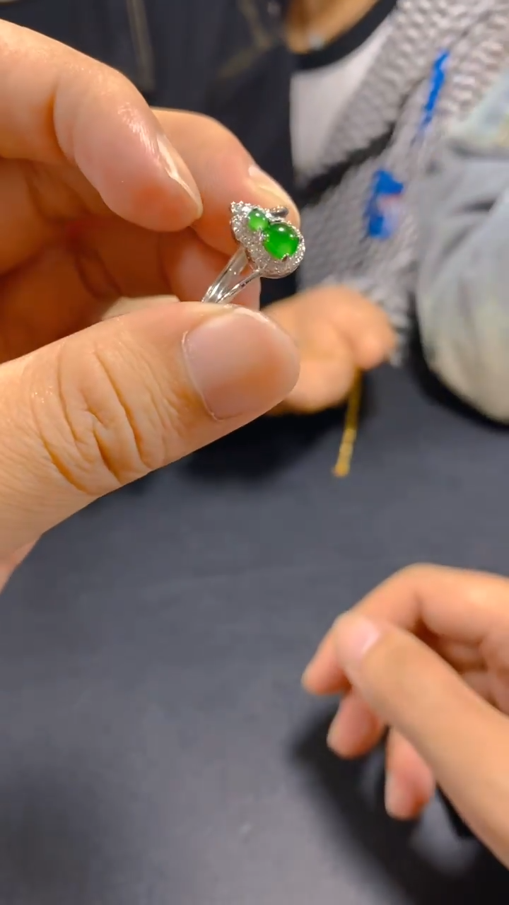 【闪购商品】翡翠戒指未镶嵌0715855827多样性发其一