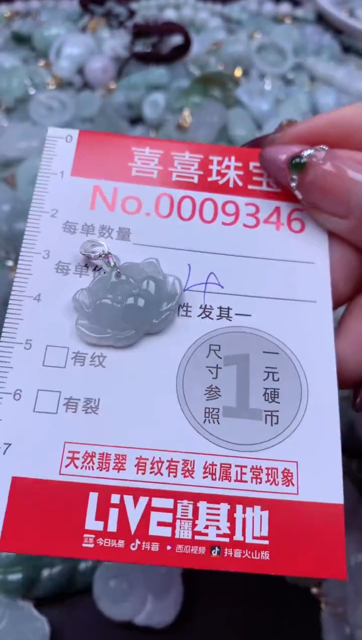 颈饰未镶嵌翡翠9346