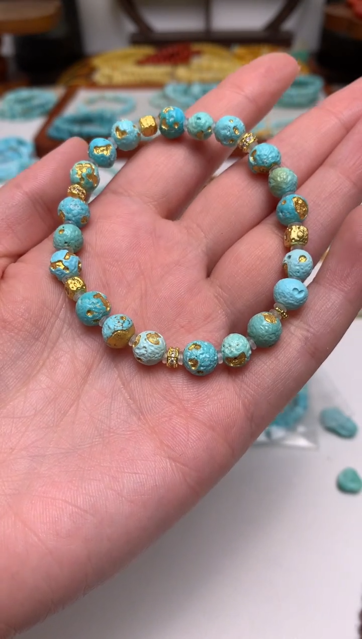 未镶嵌绿松石手链闪购3