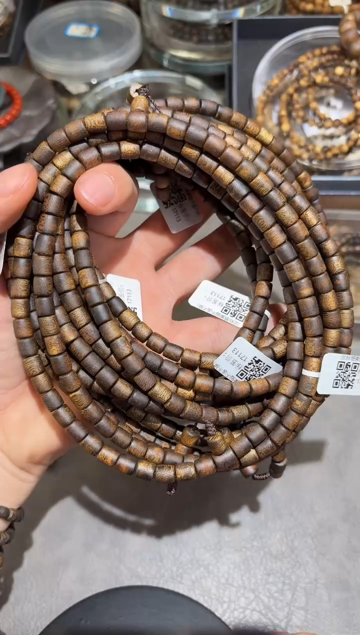 【闪购商品】沉香手串乌身沉香多圈手串 多样性发其一