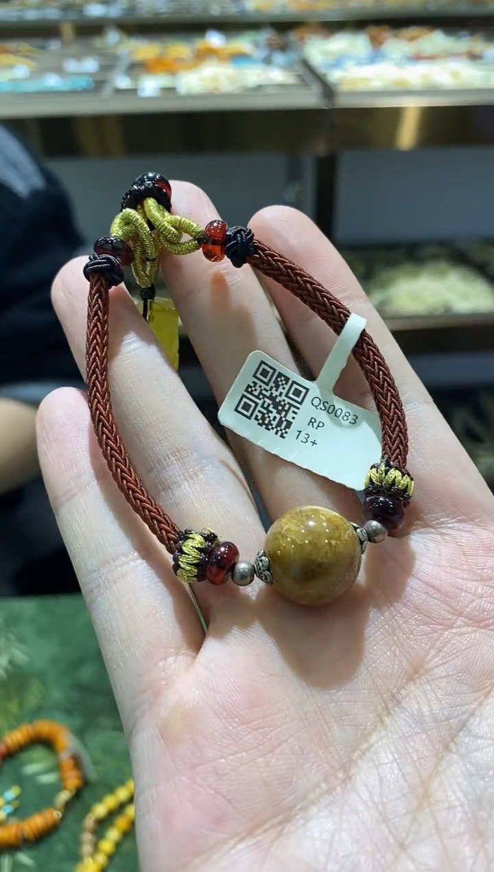 【闪购商品】琥珀颈饰未镶嵌QS0083琥珀蜜蜡