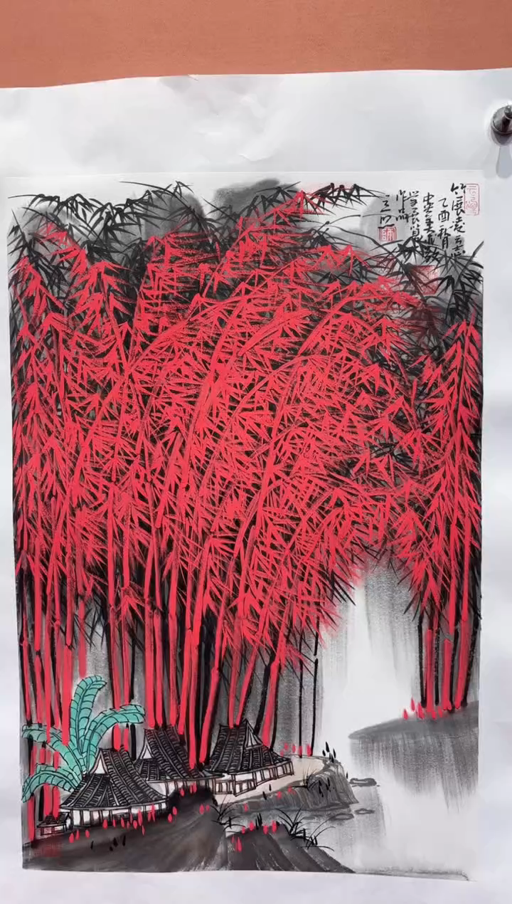 国画师立照老师国画作品