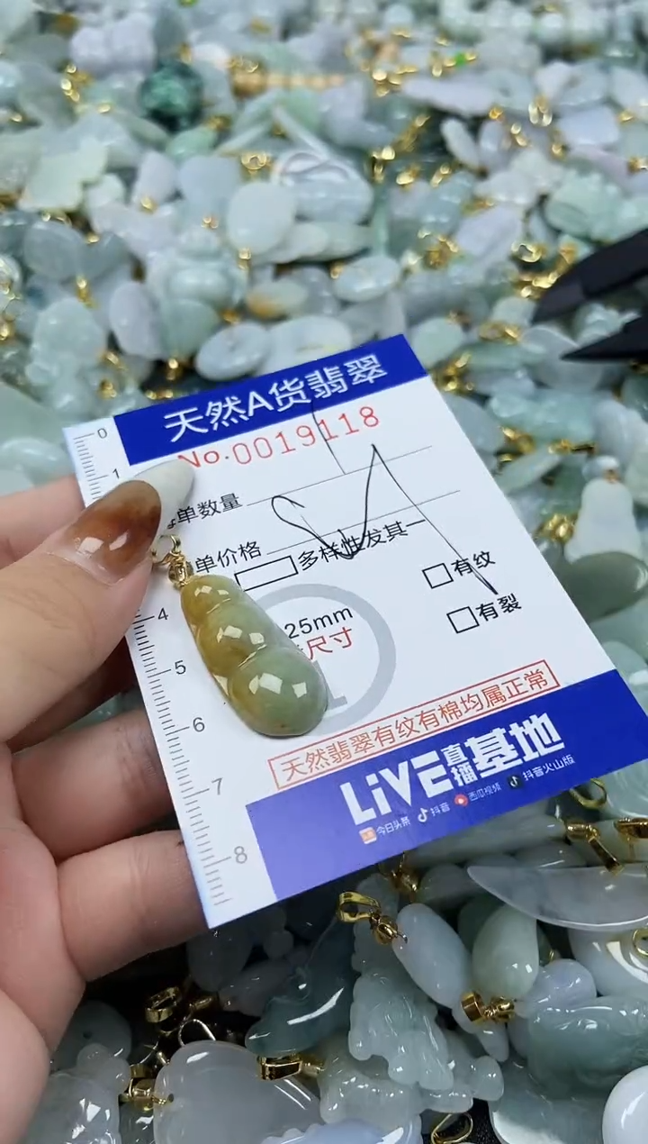 【闪购商品】翡翠颈饰未镶嵌天然A货翡翠