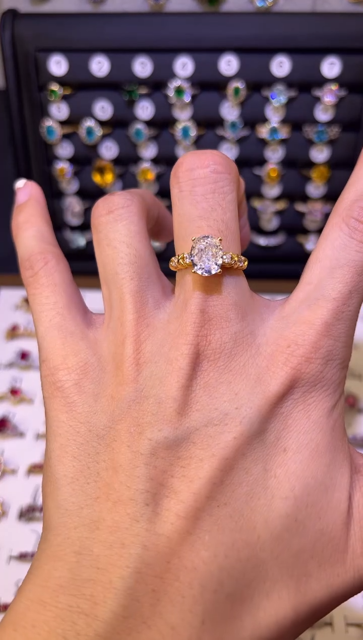 【闪购商品】蓝宝石戒指银S925镶嵌0000