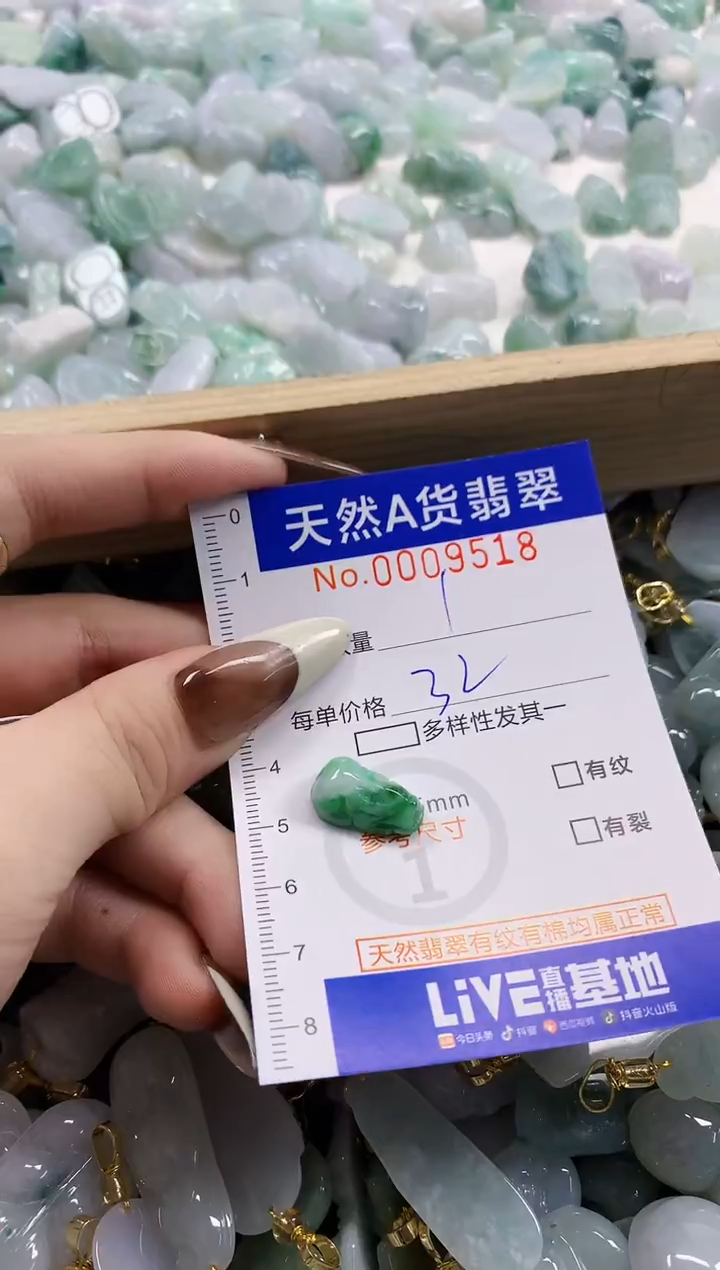 颈饰未镶嵌翡翠南*天然A货翡翠
