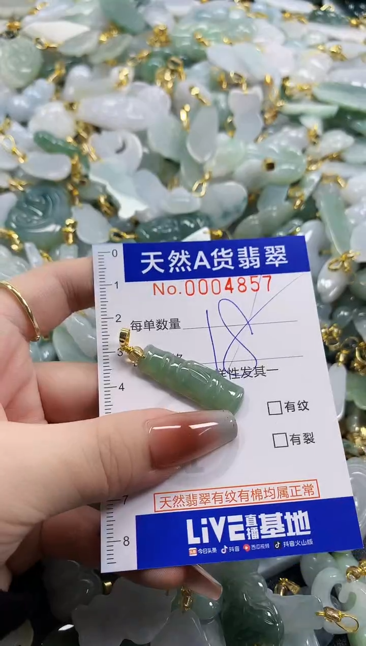 颈饰未镶嵌翡翠天然A货翡翠