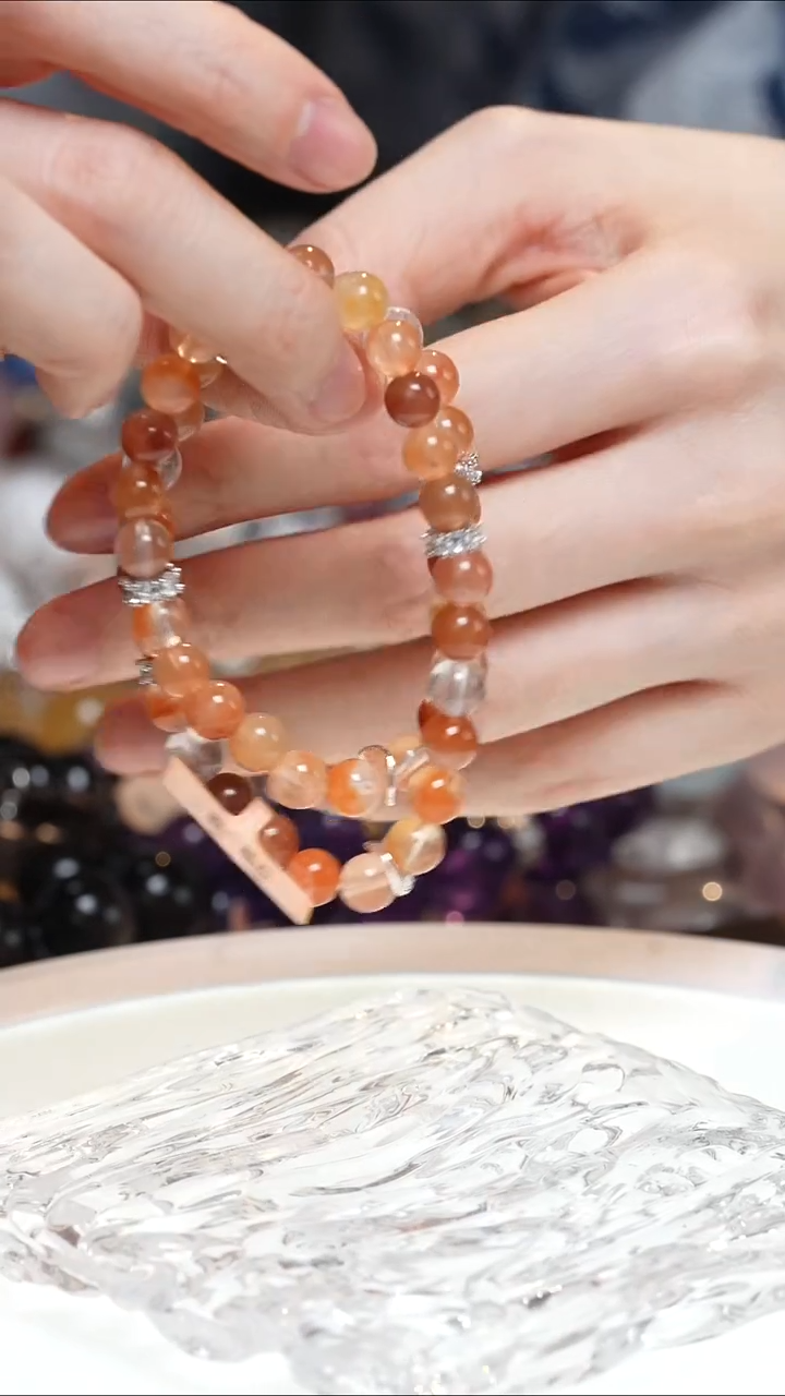 未镶嵌手串水晶兔毛双圈手串·MM0025DEC06L345