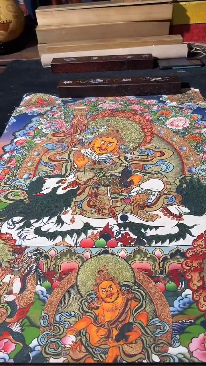 卷轴画藏式珍藏彩绘艺术馆134