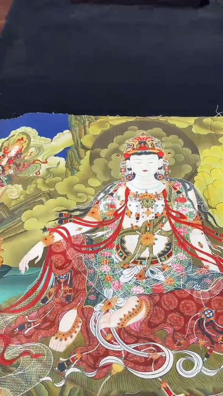 卷轴画藏式珍藏彩绘艺术馆108