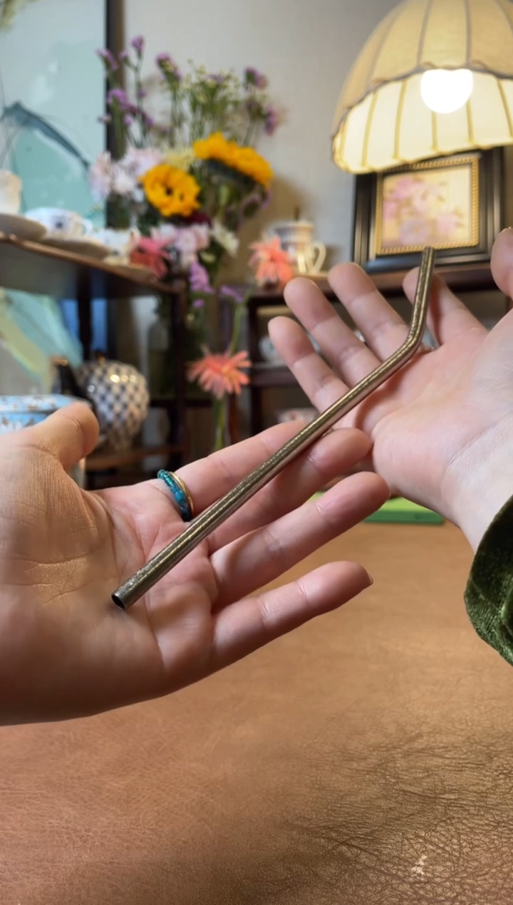 高端礼品折弯吸管结晶