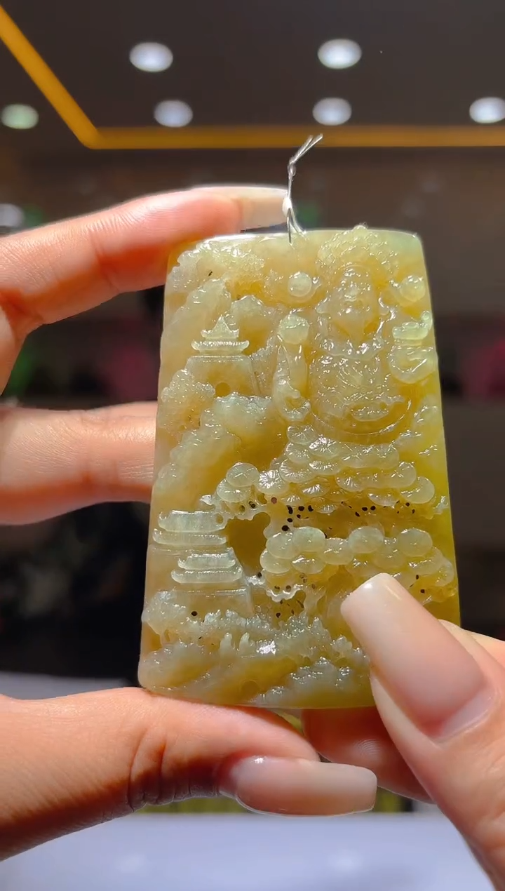 未镶嵌定制翡翠19/1205/L/财神