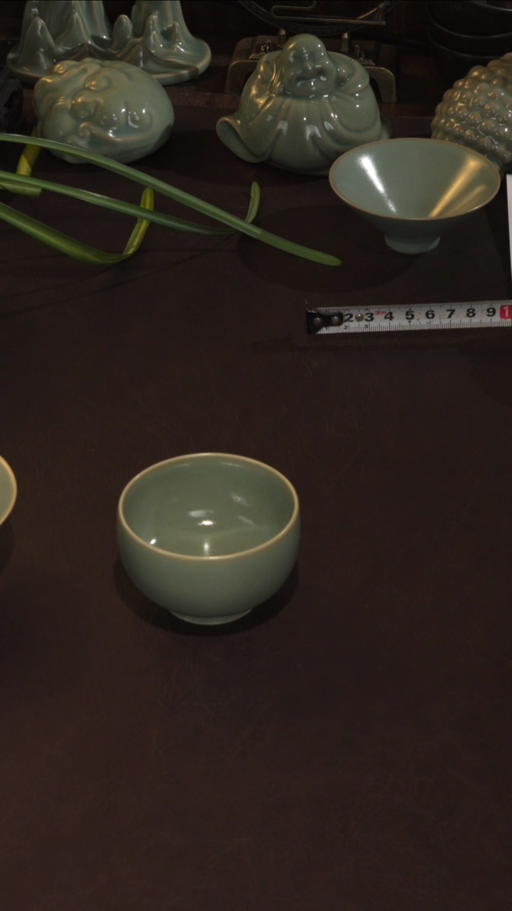 杯宣宝汝瓷原矿原釉